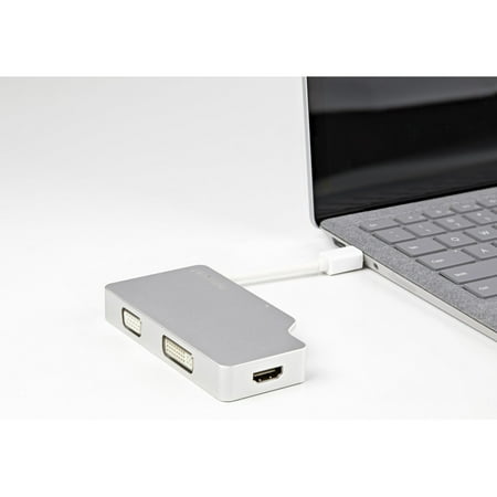 StarTech.com - DisplayPort to HDMI, VGA and DVI-D Video Converter - Silver
