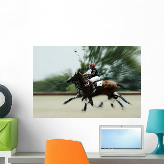 Polo Wall Mural Decal Sticker, Wallmonkeys Peel & Stick Vinyl Graphic (24 in W x 16 in H)