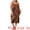 Orange Brown, variant on Plus Size V Neck Slim Fit Tie Dye Midi Tank Dress 1X Orange Brown