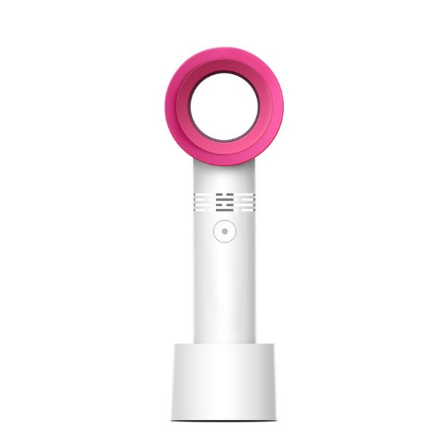 Mini portátil portátil sin ventilador portátil y sin ventilador recargable blanco Eccomum Mini ventilador sin cuchillas