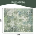 thumbnail image 5 of SIXHOME 9'x12' Abstract Area Rugs Modern Soft Washable Rug Neutral Non-Slip Indoor Rug for Living Room Bedroom Dining Room Office Lightweight Foldable Carpet Ideal for High Traffic Areas Green, 5 of 7