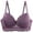 Purple, variant on Bras for Women,Elegant Lace Push Up Underwire Bra Set Comfortable Breathable Support For Full Figure Adjustable Strap Design,Sports Bras for Women,Watermelon Red,105E