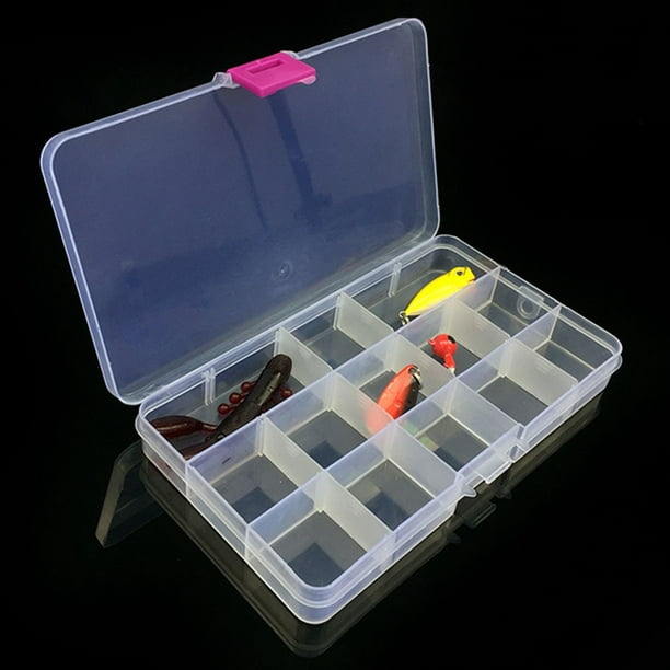 Qualitchoice 3pcs Fishing Tackle Box Bait Lure Case Storage Boxes Organizer Plastic Pp Accessories Tool Useful Large Capacity