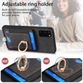 thumbnail image 6 of Dteck for Samsung Galaxy S21 Ultra Case, 2 in 1 Magnetic Wallet with Phone Grip, Compatible with MagSafe, Detachable Premium PU Leather Magnetic Case with Card Slots Ring Holder,Black, 6 of 9