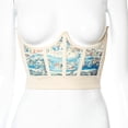 thumbnail image 4 of Leutsin Ceinture Ajustée à Imprimé Os de Poisson pour Femmes, 4 of 8