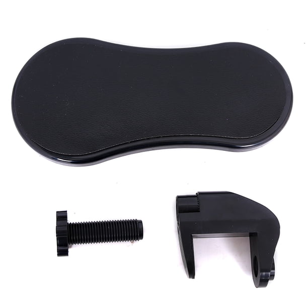 Almohadilla de reposabrazos de plástico Aliviador de fatiga acoplable Protector de hombro montado en la mesa Brazo de oficina interior Reposamuñecas Accesorios Espuma de PU negra Monstrate EL014440-05B