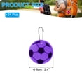 thumbnail image 2 of Uxcell Reflective Keychain Tags, Reflective Football Pendant Waterproof Safety Reflector for Backpack Purple, 2 of 7