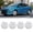 Chrome, variant on (Set of 4)16" Steel Wheel Hubcaps 2004-2010 Toyota Sienna,Wheel Rim Cover,Snap on Car,ABS+PC,Chrome
