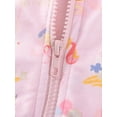 thumbnail image 5 of Bellafa Toddler Girls Rainbow Unicorn Jacket Little Girls Hooded Zipper Long Sleeve Sweatshirt Outerwear Coat For 2-7 Years Kids, 5 of 9