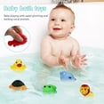 thumbnail image 4 of Juguetes De Baño Para Niños 13 Uds. Juguetes de pellizco de animales, juguetes de dibujos animados para bebés, regalo divertido para jugar con bebés Ndcxsfigh libre de BPA, 4 of 9