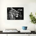 thumbnail image 5 of YILUYINQING Majestic Lion Eagle Wall Decor Canvas Prints Art 20x16in, 5 of 6
