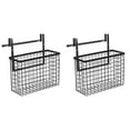 thumbnail image 3 of HOMEMAXS 2pcs Kitchen Cabinet Door Hanging Storage Basket Vegetable Storage Basket Over the Cabinet, 3 of 8