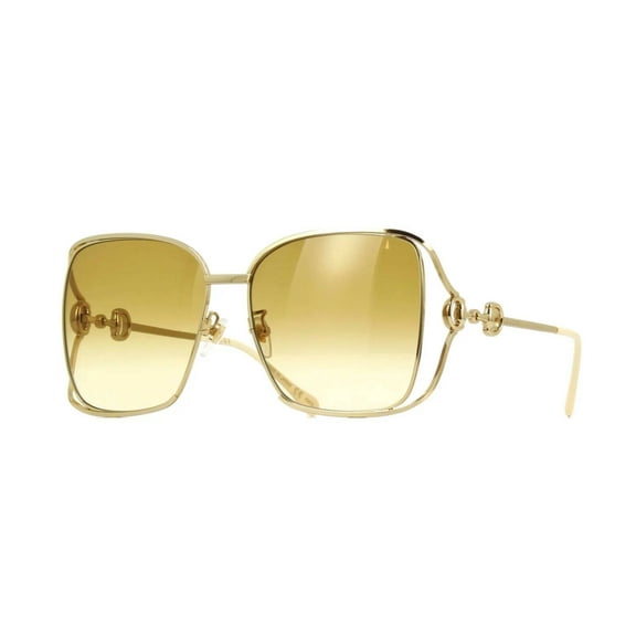 GUCCI GG1020S-004-61 Sunglasses Size 61mm 135mm 16mm gold Women NEW