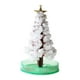 thumbnail image 1 of Árbol de Navidad en crecimiento, árbol de cristal, decoración de papel con flores para niños Árbol de navidad blanco, 1 of 8