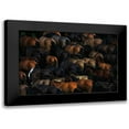 thumbnail image 1 of Szuszkiewicz, Konrad 18x13 Black Modern Framed Museum Art Print Titled - Wild horses, 1 of 5