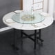 thumbnail image 2 of Round Stone Kitchen Dinning Tables Foldable Chairs Mobile Luxury Dinning Tables Outdoor Set Modern Mesa Plegable Home Furniture My Lux Decor Round, 2 of 15