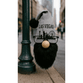 thumbnail image 2 of City Skyline Las Vegas Eyewear Stand Gnome – 8” Fabric Hat Glasses Holder with Faux Fur Beard & Wooden Nose – Customizable City Name & Skyline Décor, 2 of 5