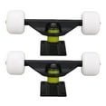thumbnail image 1 of Ensemble de Roues pour Planche à Roulettes Trucks, Lot de 2 Roues de 5 Pouces en Alliage d'Aluminium pour Street Trucks 45mm pour Performance de Patinage de Rue, 1 of 7
