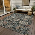 thumbnail image 6 of Addison Rugs Chantille Indoor/Outdoor Transitional Diamonds Taupe Washable Rectangle Rug, 10' x 14', 6 of 6