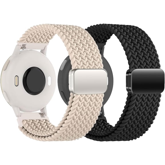 NEOYFC for 22MM Braided Stretchy Band Compatible for Veryfitpro T80 T70 T60 T50 P99 P98 Smart Watch, Soft Elastic Strap Bracelet Wrist Bands for Veryfit Pro Smart Watch, Accessory for Men and Women