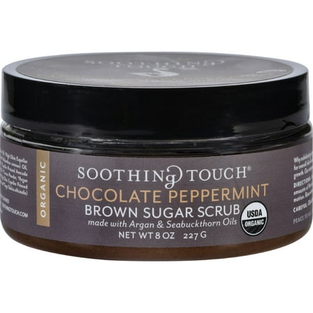 Soothing Touch Scrub - Organic - Sugar - Chocolate Peppermint Brown Sugar - 8