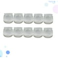 thumbnail image 5 of HEANUJJ Set of 10 Clear Yogurt Jars with Lids, Transparent Round Plastic Storage Containers for Kitchen and Pantry Organization, 5 of 7