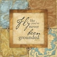 thumbnail image 2 of Grey, Jace 26x26 White Modern Wood Framed Museum Art Print Titled - Fly, 2 of 4