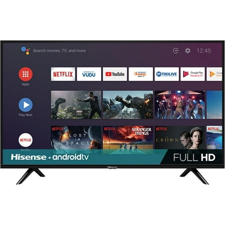 Restored Hisense 43" Class 2K LCD FHD Android TV Smart TV H55 Series 43H5500G [Refurbished]