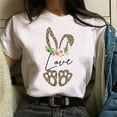 thumbnail image 1 of T-shirts d'Été Grande Taille pour Femmes Décontractés T-shirt à Col Rond pour Femmes St. Easter Day Imprimé Décontracté à Manches Courtes T-shirt à Col en V T-shirt pour Femmes en Liquidation, 1 of 4