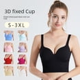 thumbnail image 2 of Ropa interior deportiva con copa fija, ajustable, antiflacidez, hermosa espalda, para mujer, para yoga, correr, a prueba de golpes, texto deportivo, 2 of 6