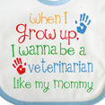 thumbnail image 4 of Inktastic Veterinarian Like Mommy Boys or Girls Baby Bib, 4 of 4