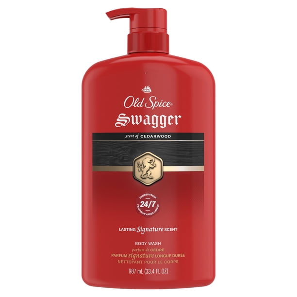 Old Spice Men's Body Wash Pump, Swagger Scent of Confidence