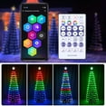 thumbnail image 6 of 6 Ft Christmas Tree Decoration Light RGB LED String Lamp Bluetooth APP Control and Remote Control, 6 of 9