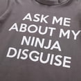thumbnail image 3 of El hombre me preguntó sobre mi camiseta de camuflaje ninja volteada con patrones de ropa interesantes camisetas humorísticas, 3 of 5