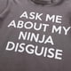 thumbnail image 3 of El hombre me preguntó sobre mi camiseta de camuflaje ninja volteada con patrones de ropa interesantes camisetas humorísticas, 3 of 5