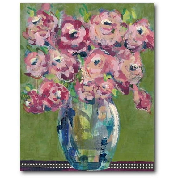 Courtside Market WEB-SG532-20x24 20 x 24 in. Feisty Floral III Gallery-Wrapped Canvas Wall Art