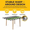 thumbnail image 4 of St. Patrick's Day Table Cloths for 5 Foot Rectangle Tables, Lucky Shamrock Grasses Black White Plaid Patio Waterproof Elastic Fitted Tablecloths, Washable Rectangular Table Cover for Camping, 4 of 8
