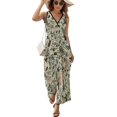 thumbnail image 2 of Cute Vintage Bug Pattern Sleeveless Dress Dresses Women Summer Evening Dresses Ladies Bohemia Long Dresses, 2 of 9