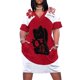 thumbnail image 2 of Vestido con cremallera y gato neko japonés elegante vestido de fiesta para mujer vestidos 2025 verano vestido de playa 2025, 2 of 7