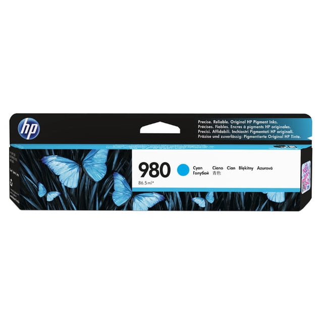 Cartucho de Tinta HP 980 - Cian - Original - (D8J07A) HP D8J07A