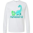 thumbnail image 3 of Inktastic Mamasaurus with Cute Brontosaurus Family Long Sleeve T-Shirt, 3 of 5