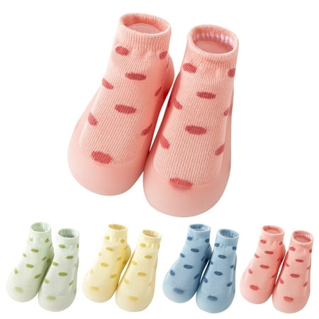 

eczipvz Baby Shoes Spring and Summer Children Toddler Shoes Boys and Girls Socks Shoes Flat Bottom Non Slip Toddler Girls Shoes (Blue 6 Toddler)