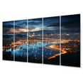 thumbnail image 2 of Designart "Beautiful Cityscape of Barcelona I" Barcelona Metal Wall Décor Set, 2 of 5