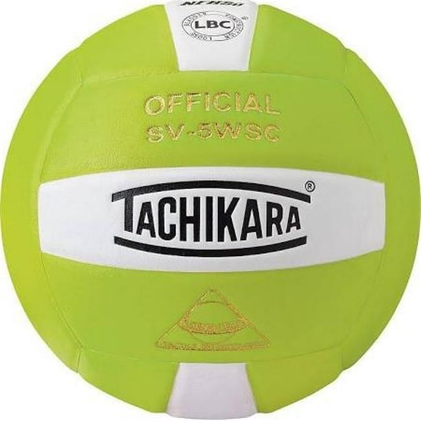 Tachikara SV5WSC.LGW Volleyball NFHS - Vert Citron & Blanc