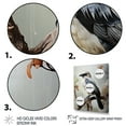 thumbnail image 3 of Designart "Avian Plumed Thoughtfulness" Animals Floater Framed Wall Art Print, 3 of 7
