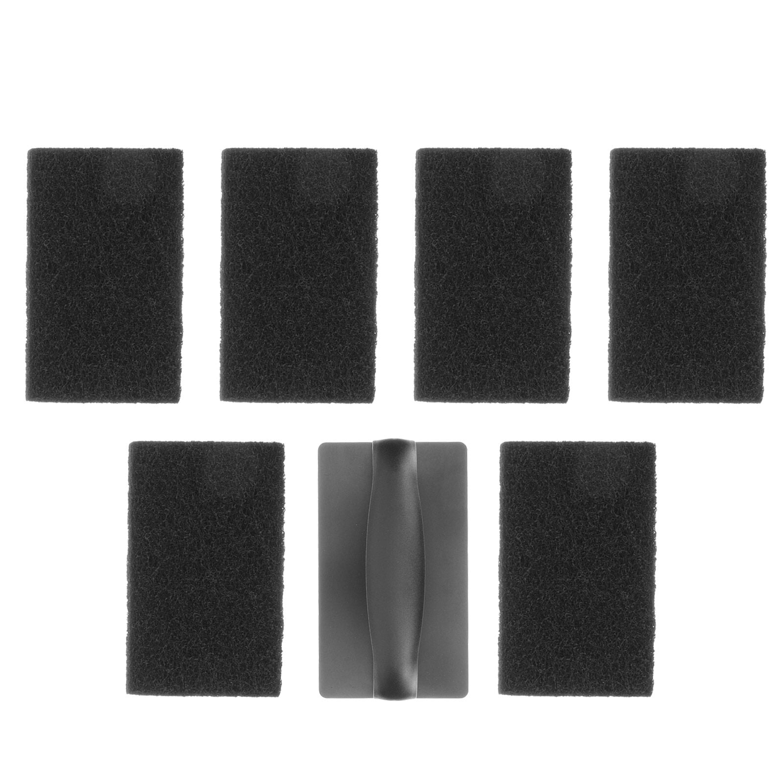 Bbq grill brush 1 Set Household Grilling Rack Sponge Handle Scrub