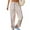 Beige, variant on IDALL Sweatpants Women Wide Leg Pants Woman Womens Casual Pants Loose Fit High Waisted Travel Work Sweatpants With Pockets Baggy Pants High Waisted Pants Gray 2XL