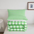 thumbnail image 5 of Manfei Classic Plaid King Size Comforter Sets,Vintage Check Comforters King Size,Dark Green,Reversible,3 Pieces,1 Comforter and 2 Pillowcases,3 Pieces,1 Comforter and 2 Pillowcases, 5 of 7