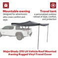 thumbnail image 2 of Yakima MajorShady 270 LH Vehicle Roof Mounted Awning Outdoor Travel Cover, 2 of 10