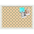 thumbnail image 2 of PinPix 20x14 Custom Cork Bulletin Board Orange - Blue Dots Poster Board Has a Fabric Style Canvas Finish, Framed in Orange - Blue Dots, by ArtToFrames (PinPix-411), 2 of 6